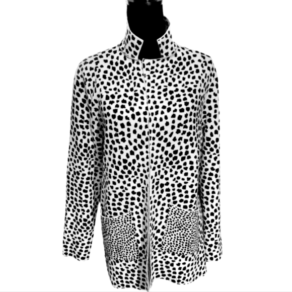 SIONI Animal Print Cardigan - Picture 3 of 7